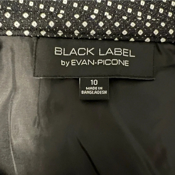 Evan Picone Black Label Pencil Skirt Size 10 Lined Length 27" Career Office LNC - Picture 3 of 5